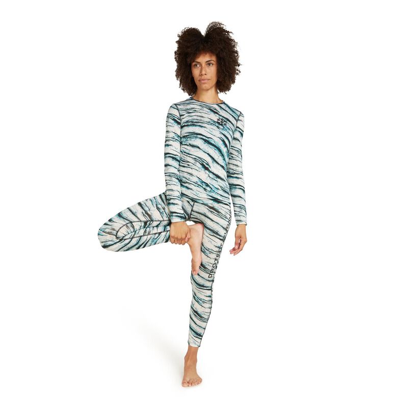Icebreaker W Merino 200 Oasis Leggings POW AOP image number 3
